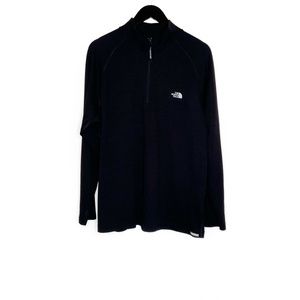The North Face Sweater Long Sleeve Solid Black VaporWick Sweater Size L